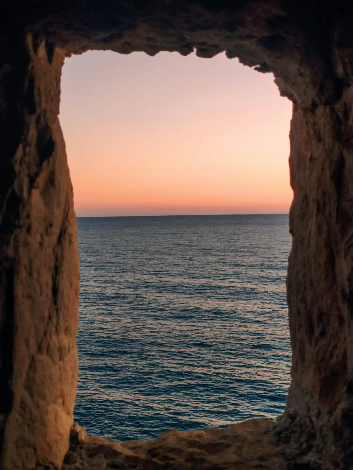 The old town of Ulcinj at dusk